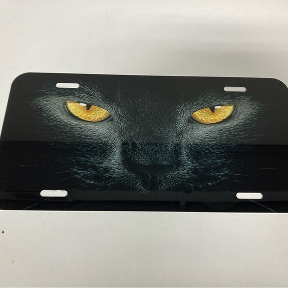 Wall Decor New Black Cat Front License Plate Poshmark